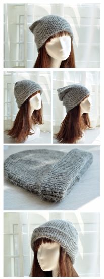 Custom Cheap Embroidered Knit Beanie, Warm Slouchy Own Logo Beanie Hat Wholesale