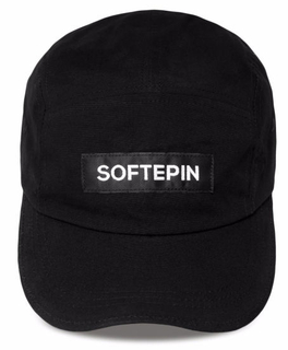 Adjustable Promotional Custom Patch Sports Black 5 Panel Baseball Caps