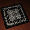 Hot Sales Promotional 100% Cotton 55cm*55cm Black White Paisley Square Printed Bandana