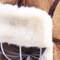 Russian Winter Earflaps Lamb Fur Leather Trooper Hat Australian Shearling Sheepskin Ushanka Trapper Hat
