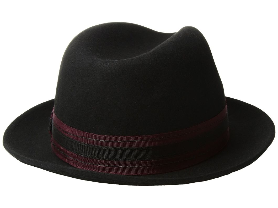 BSCI Audit Grosgrain Hatband Feather Australia Wool Felt Fedora Hat