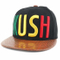 BSCI Audit 100% Polyester 3D Embroidered Visor PVC Snapback Cap
