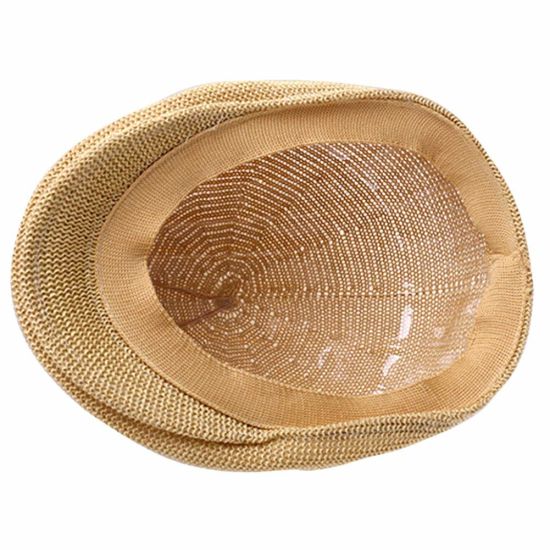 BSCI Audit Beret Style Summer Sun Mesh Classic Straw IVY Cap