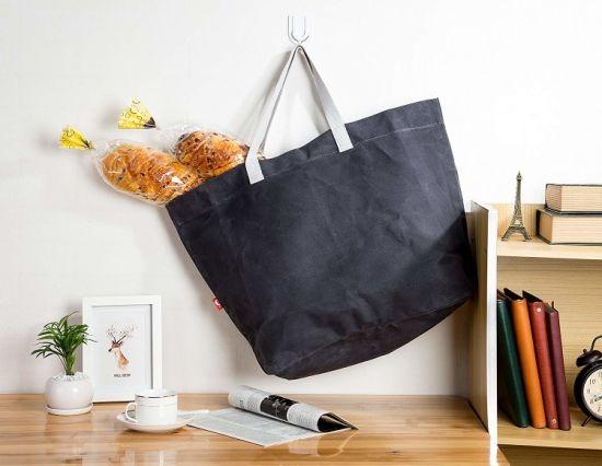 Sedex Audit 100% Waxed Canvas Durable Market Tote Large Travel Beach Shopping Gym School Bag for Man Women