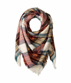 BSCI Audit Man Women Classic Plaid 100% Acrylic Scarf Square