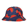 Summer Cute Print Bucket Hat with Short Brim Flat-Top Crown
