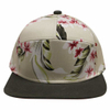 Custom Cotton Unisex Flat Brim Printed 7 Panel Snapback Hat