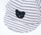 Embroidered Toddler Newborn Baby Baseball Type Stripe Soft Flat Brim Cap
