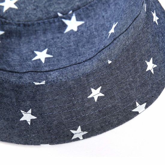 Custom Children Beach UV Protection Reversible Bucket Hat with Adjustment Chin Strap