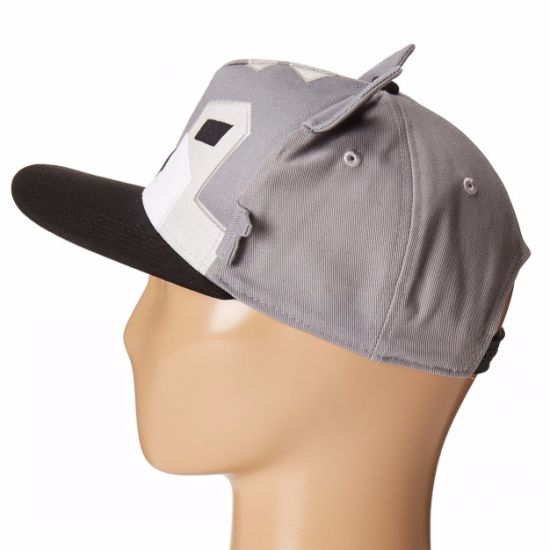 100% Cotton Kids Flat Bill Baseball Adjustable Geometric Shaped Animal Cap