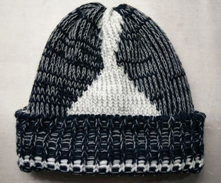 Over Sized Baggy Knit Soft Acrylic Chunky Stylish Striped Winter Beanie Hat