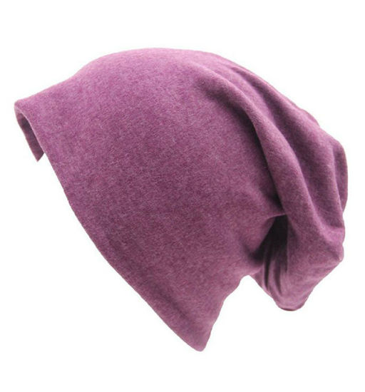 Wholesale Custom Unisex Blank Slouchy Beanie Striped Knitted Bamboo Hat