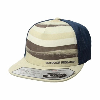 Lightweight Cotton Trucker Style 5-Panel Fat Bill Hat with Mesh