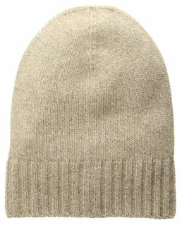 Slouchy Winter Warm Beanie Knitted Ribbed Cuff Cashmere Hat