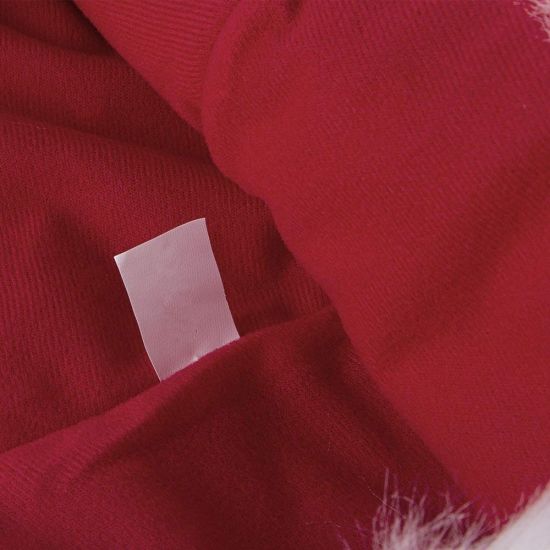 Custom Unisex Winter Beanie Red Soft Christmas Hat Santa Claus