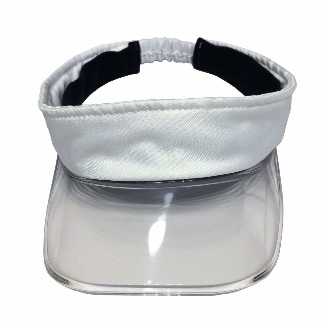 BSCI Audit Adjustable Sports Man Women Summer Elastic UV Plastic Visor Cap