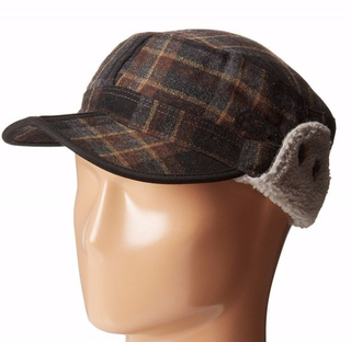 BSCI Audit Wool Polyester Fleece Cap Winter with Flip-up Contoured Earflaps