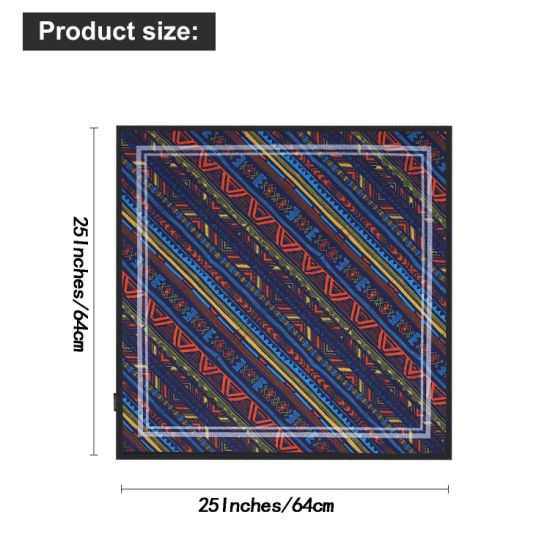 BSCI Audit Wholesale Custom Polyester Moisture Wicking Printed Cowboy Bandana