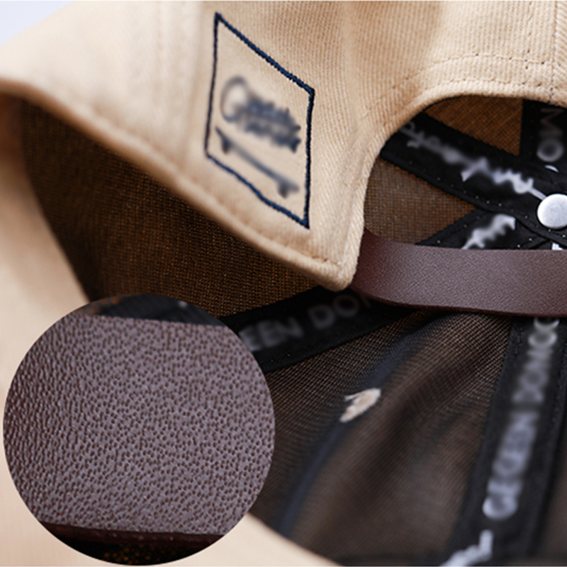 Custom Cotton Outdoor Low Profile Leisure Hat 6-Panel Short Brim Baseball Cap