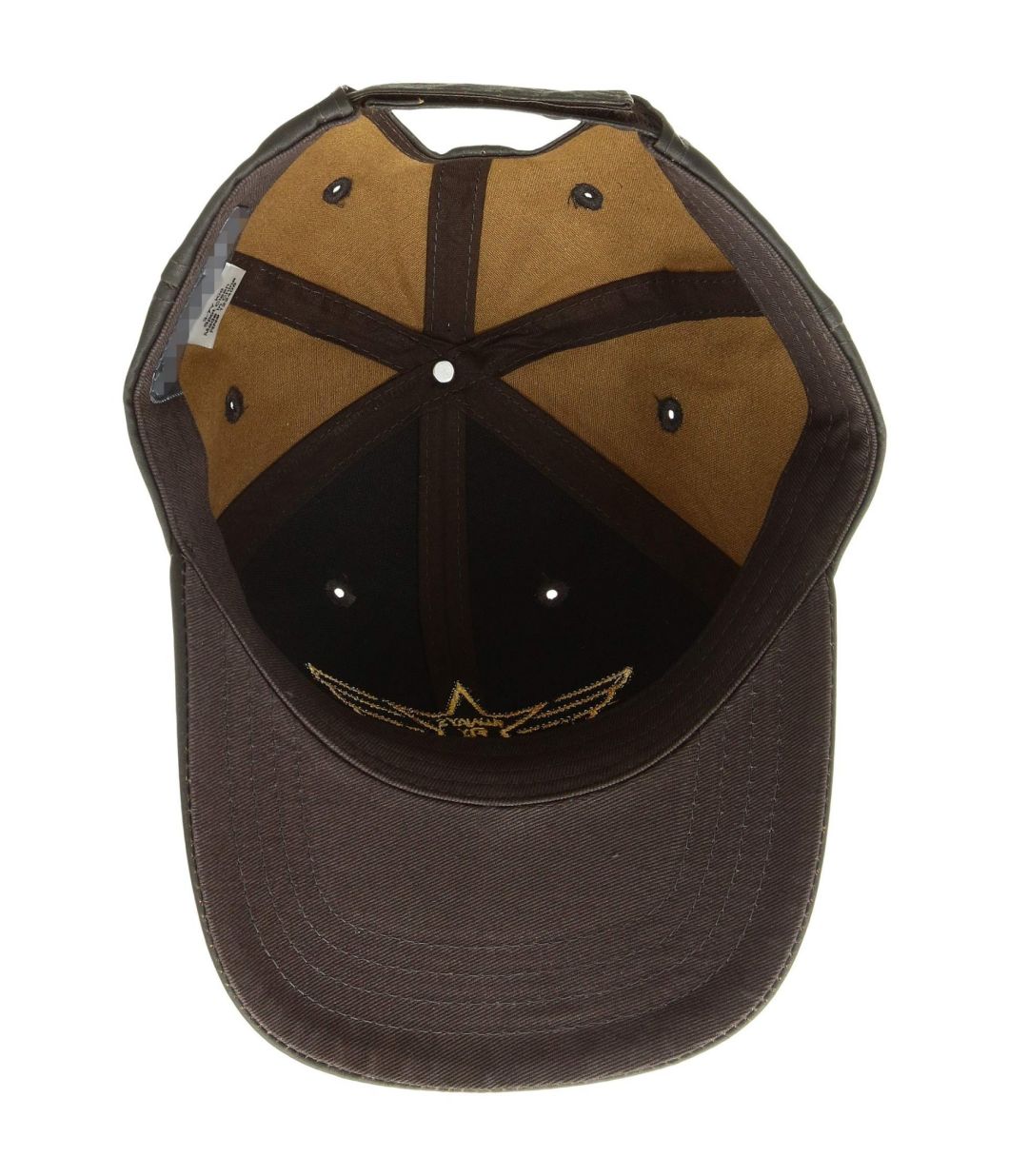 Sedex Audit Wholesale Leather Embroidered Baseball Hat Custom with Velcro Buckle