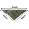 Sedex Audit Promotional Cotton Triangle Print Cotton Pet Scarf Cat Dog Bandana