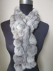 BSCI Audit Winter Warm Fur Scarf Real Rabbit Fur Scarf
