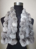 BSCI Audit Winter Warm Fur Scarf Real Rabbit Fur Scarf