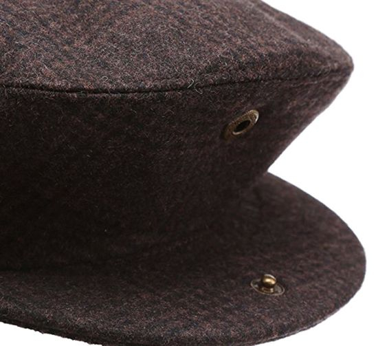 BSCI Audit Custom Wool Blend Snap Brim Classic IVY Newsboy Fitted Cap