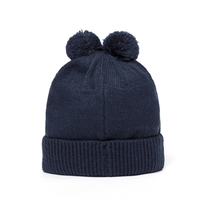 100% Acrylic Winter Knitted Beanie Knitted Hat for Baby