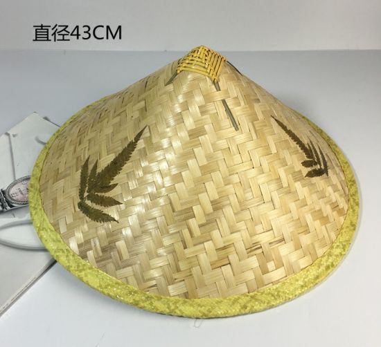 Chinese Oriental Straw Bamboo Sun Hat Farmer Fishing Vietnam Hat