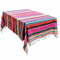 Wholesale Custom Large Square Cotton Mexican Blanket for Party Decorations Tablecloth