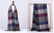 BSCI Audit Woven Long Classic Plaid Elegant Winter Warm 100% Wool Scarf
