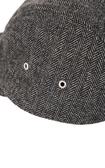 BSCI Audit Custom Blank Fashion Flat Brim Wool 5 Panel Cap