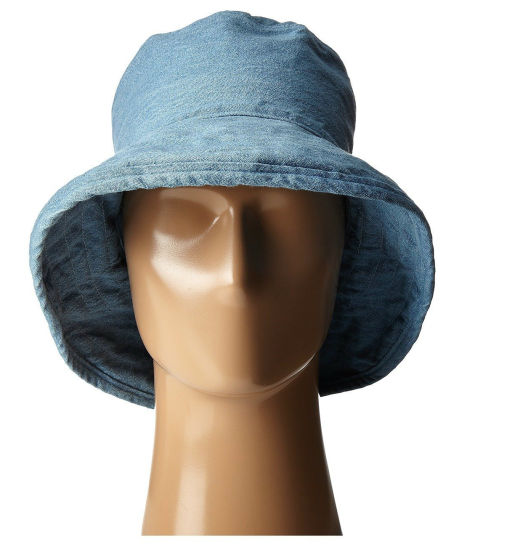Unisex Down-Turned Brim Crusher Bucket Fashion Hat in Washed Cotton