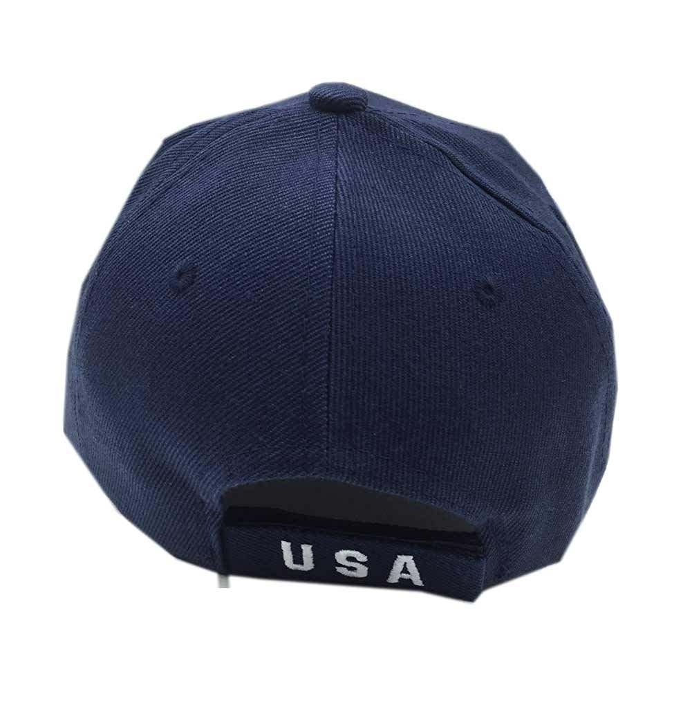 Sedex Audit Custom Adjustable American Logo Eagle and American USA Flag Baseball Cap 3D Embroidery
