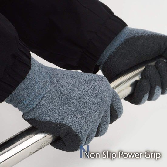 100% Polyester Warm Fleece Spandex Stretch Fit Winter Work Gloves