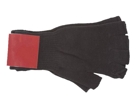 BSCI Audit Acrylic Winter Warm Half-Finger Stretchy Sport Knit Gloves