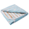 Wholesale Custom Toddler Baby Kid 100% Organic Cotton Muslin Blanket with Reversible Alpaca Printed Design