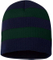 Custom Winter 100% Acrylic Rugby Football Fan Striped Beanie Hat