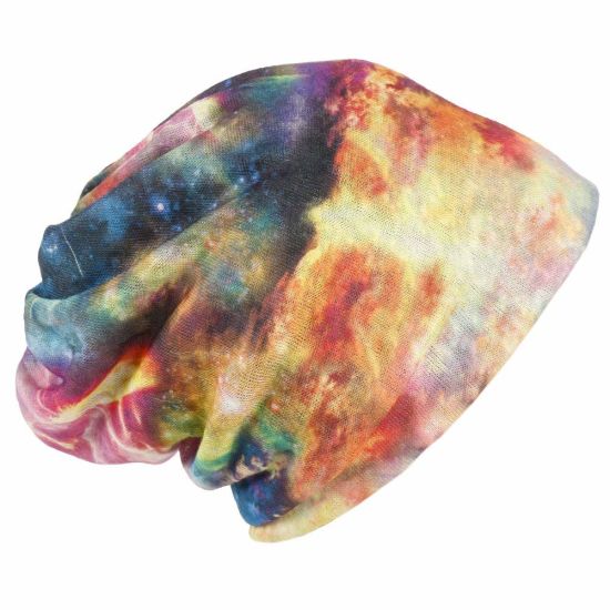 Galaxy Caps Sublimation Multifunctional Multi-Type Baggy Slouchy Beanie Snood Caps