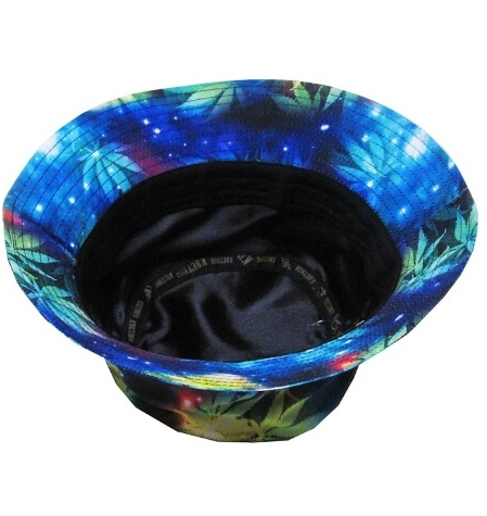 Man Women Polyester Custom Printed Galaxy Bucket Sublimation Hat