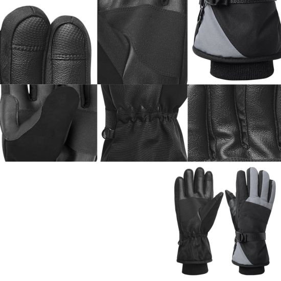 Hiking Touchscreen Mountaineering Gloves for Skiing Snowboarding Waterproof Windproof