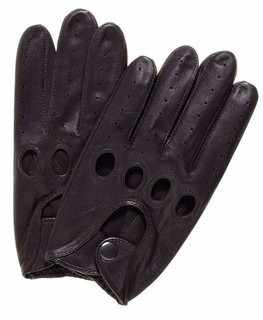 Custom Traditional Unisex Elasticized Wrist Leather Driver Gloves with Strap