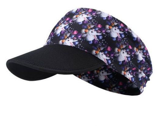 Summer Foldable Sun Protect Soft Visor Cap Without Crown for Running Riding Outdoor Sports