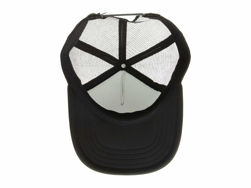 Wholesale 5-Panel 100% Polyester Custom Mesh Trucker Striped Hat for Man Women Sports
