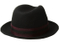 Short Brim Fedora Hat Wool with Pinched Center Dent Crown