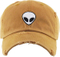 Adjustable Embroidered Alien Polo Style Washed Cotton Custom Dad Cap