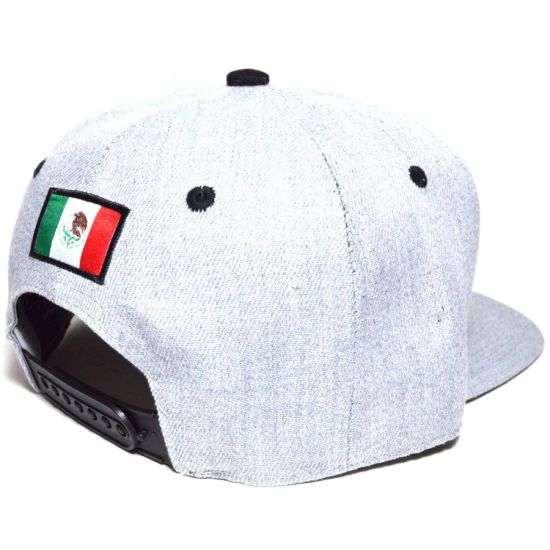 BSCI Audit Custom Adjustable Mexico Flag Embroidered Visor Snapback Cap