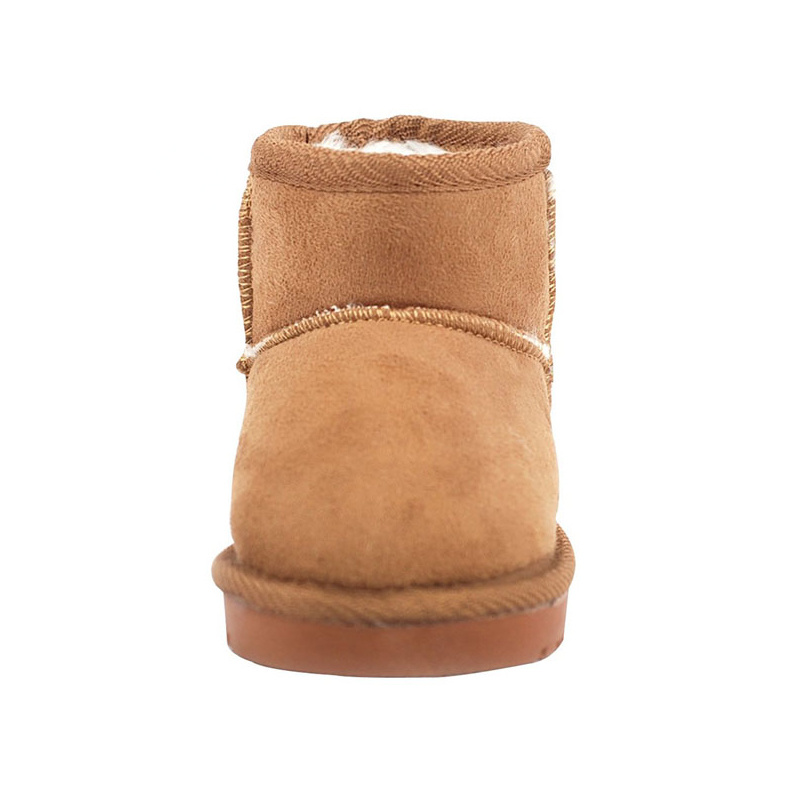 Kids Anti Rubber Sole Casual Fashion Winter Wool Short Tube Snow Warm Boots