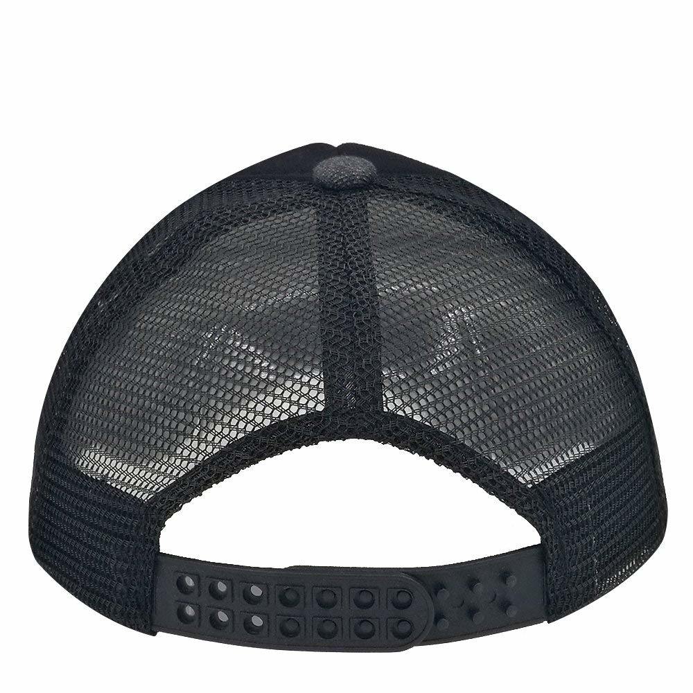 Custom 100% Cotton Adjustable Unisex Plain Mesh Trucker Blank Cap